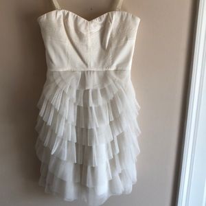 BCBGMaxazaria white dress
